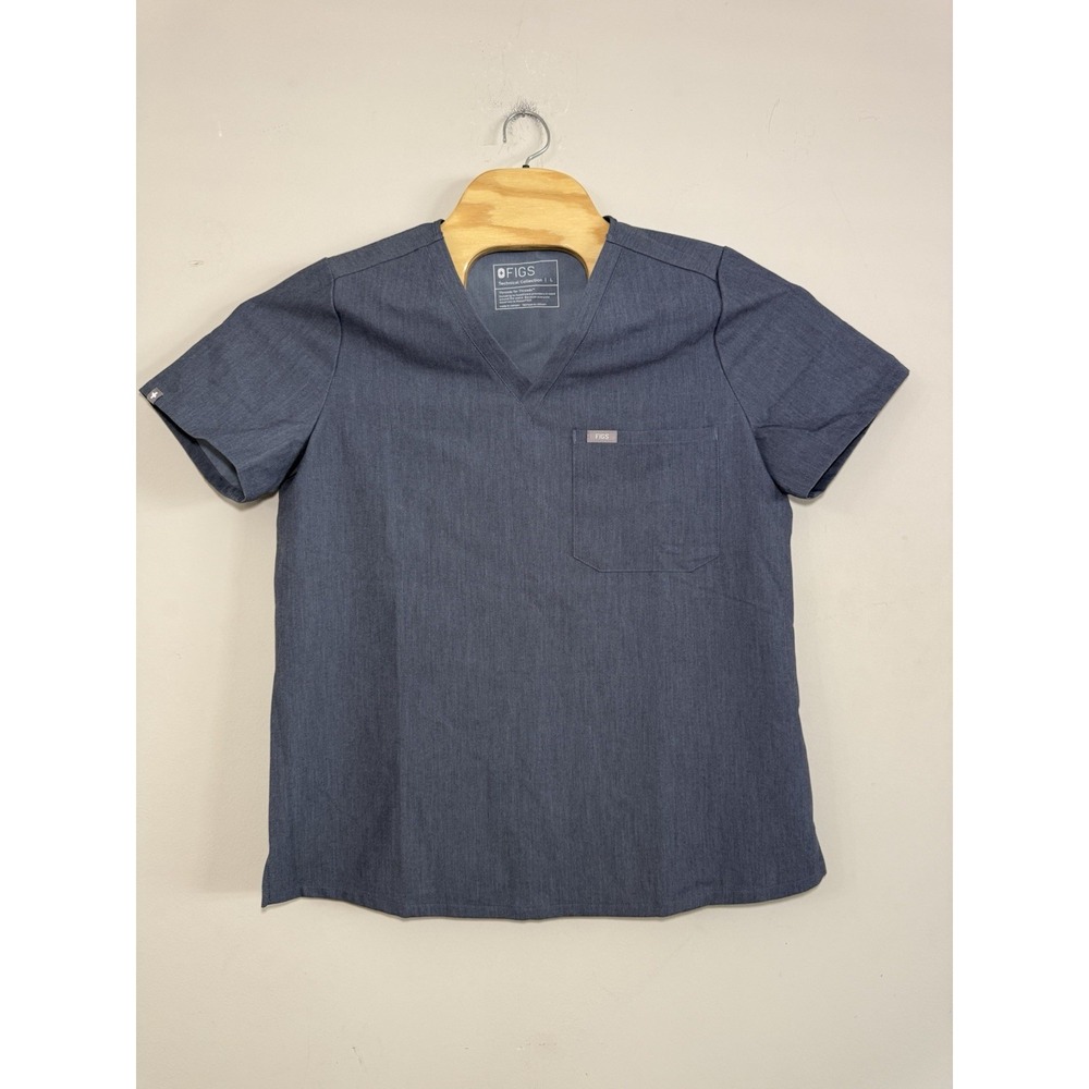 Figs Scrub Top Caterina Women's Size S New Without Tags Graphite/Gray